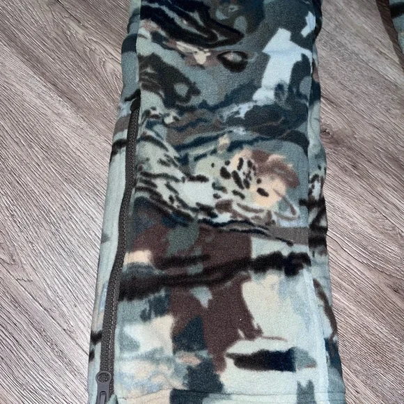 Under Armour Forest Camo Rut Bibs Windproof Microfleece Women's Small